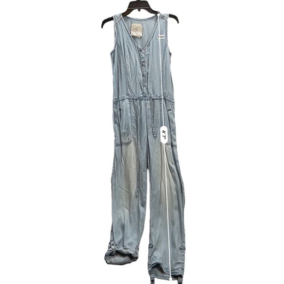 Hei Hei  Women OVERALL Pants Size SP Color Blue LIGHT WASH - Picture 7 of 12
